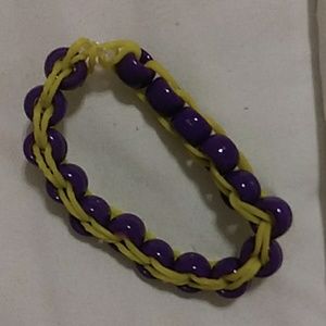 Rubber band bead bracelets